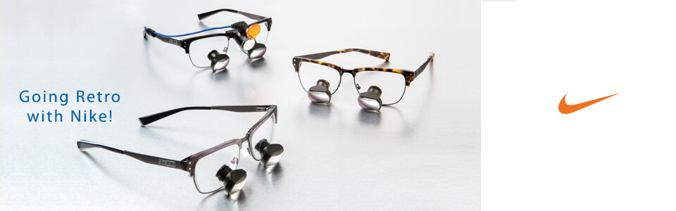 Range of Designs for Vision surgical loupe frames and telescopes