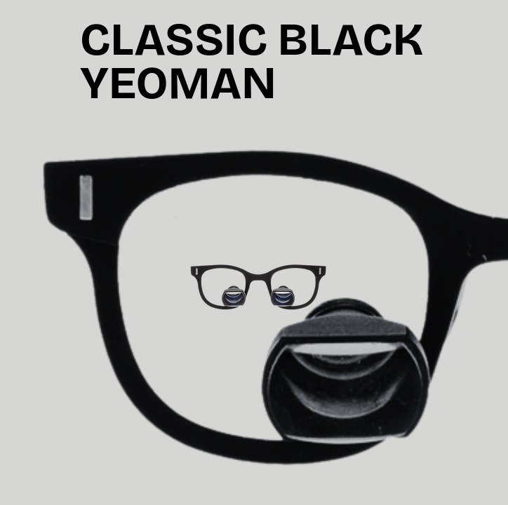 Designs for Vision Classic Black Yeoman loupe frame