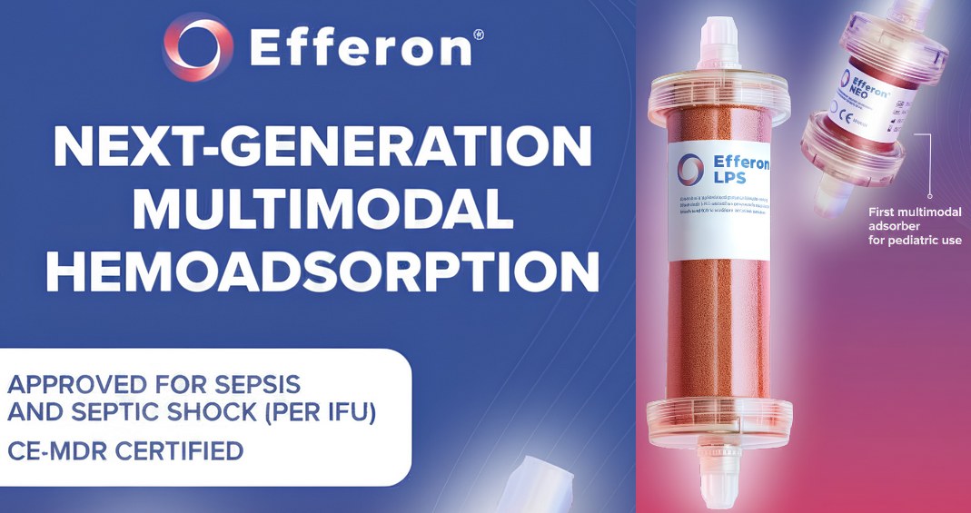 Efferon LPS next-generation multimodal hemoadsorption product banner